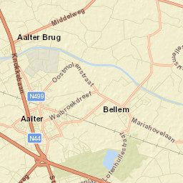 Aalter Street Map