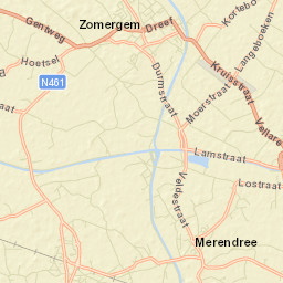 Zomergem Street Map