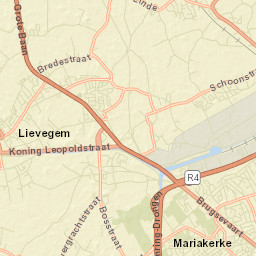 Lovendegem Street Map