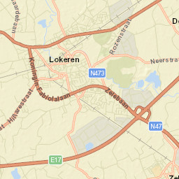 Lokeren Street Map