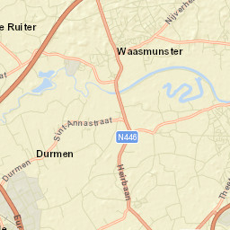 Waasmunster Street Map