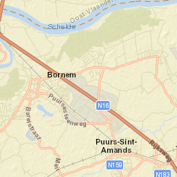 Bornem Street Map