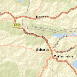 Marienheide Street Map