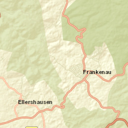 Frankenau Street Map