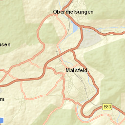 Malsfeld Street Map