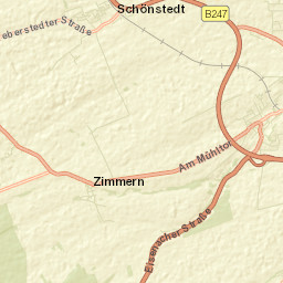 Schönstedt Street Map