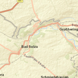 Bad Sulza Street Map
