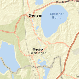 Regis-Breitingen Street Map