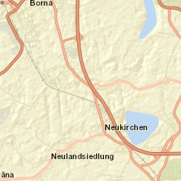 Borna Street Map