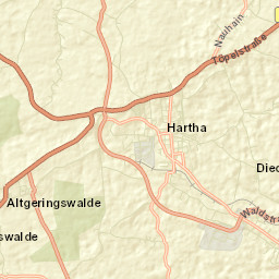 Hartha Street Map
