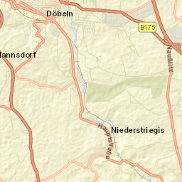 Niederstriegis Street Map