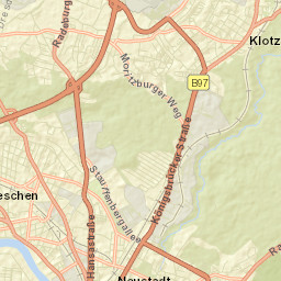 Albertstadt Street Map