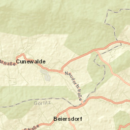 Cunewalde Street Map