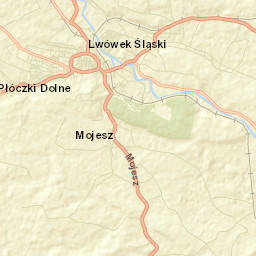 Lwówek Śląski Street Map