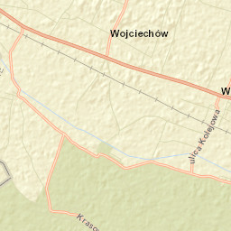 Wilków Street Map