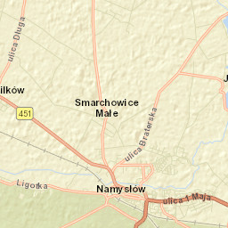 Namysłów Street Map