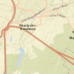 Skarżysko-Kamienna Street Map