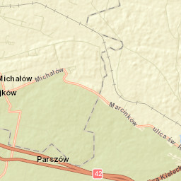 Wielka Wieś Street Map