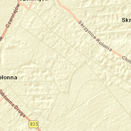 Jabłonna Street Map