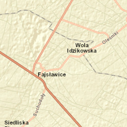 Fajsławice Street Map