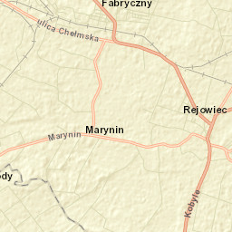 Rejowiec Street Map