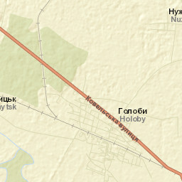 Hołoby Street Map