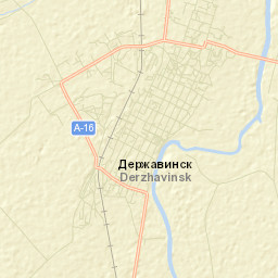 Derzhavīnsk Street Map