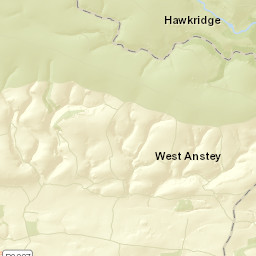 Ridge Road Exmoor National Park Dulverton Street Map