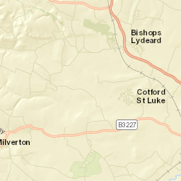Bishops Lydeard Street Map