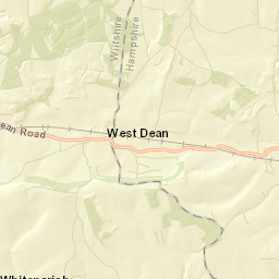 East Dean Street Map