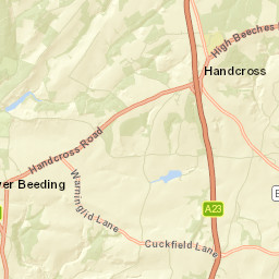 Handcross Street Map