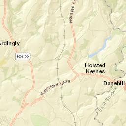 Horsted Keynes Street Map