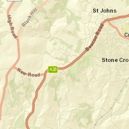 Crowborough Street Map
