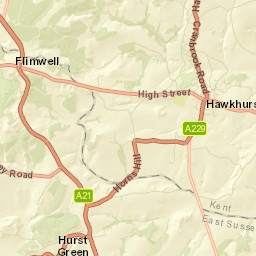 Flimwell Street Map