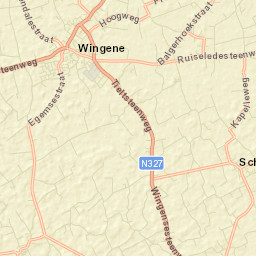 Wingene Street Map