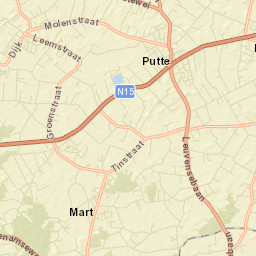Putte Street Map