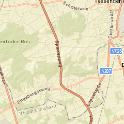 Tessenderlo Street Map