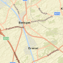 Beringen Street Map