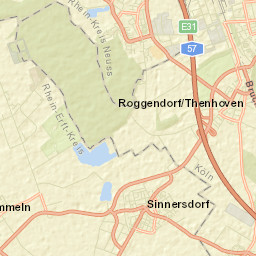 Sinnersdorf Street Map