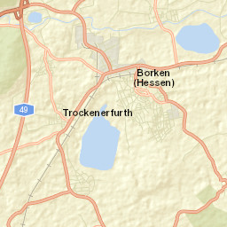Borken Street Map