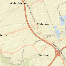Elxleben Street Map