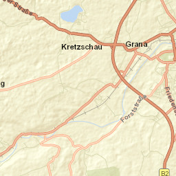 Kretzschau Street Map