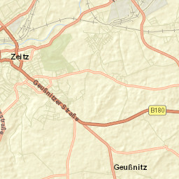 Zeitz Street Map