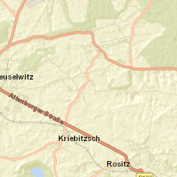 Kriebitzsch Street Map