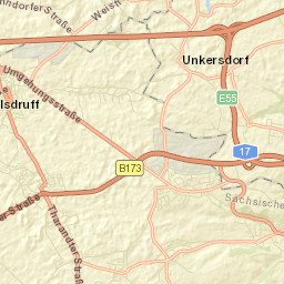 Wilsdruff Street Map