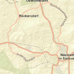 Neustadt in Sachsen Street Map