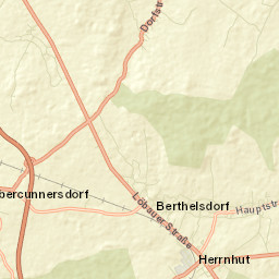 Herrnhut Street Map