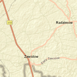 Zawidów Street Map