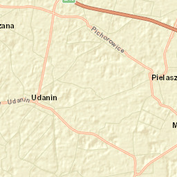 Udanin Street Map
