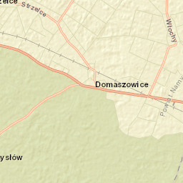 Domaszowice Street Map